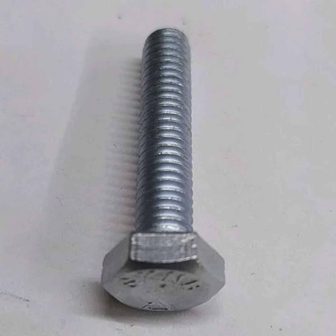 Full Threaded 1inch Mild Steel Hex Bolt, For Construction, Size: 1 Inch (l) - Image 3