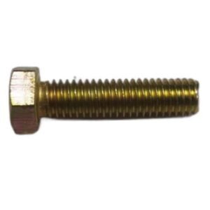 Full Threaded Golden Mild Steel Hex Bolt, For Construction, Size: 2 Inch (l)