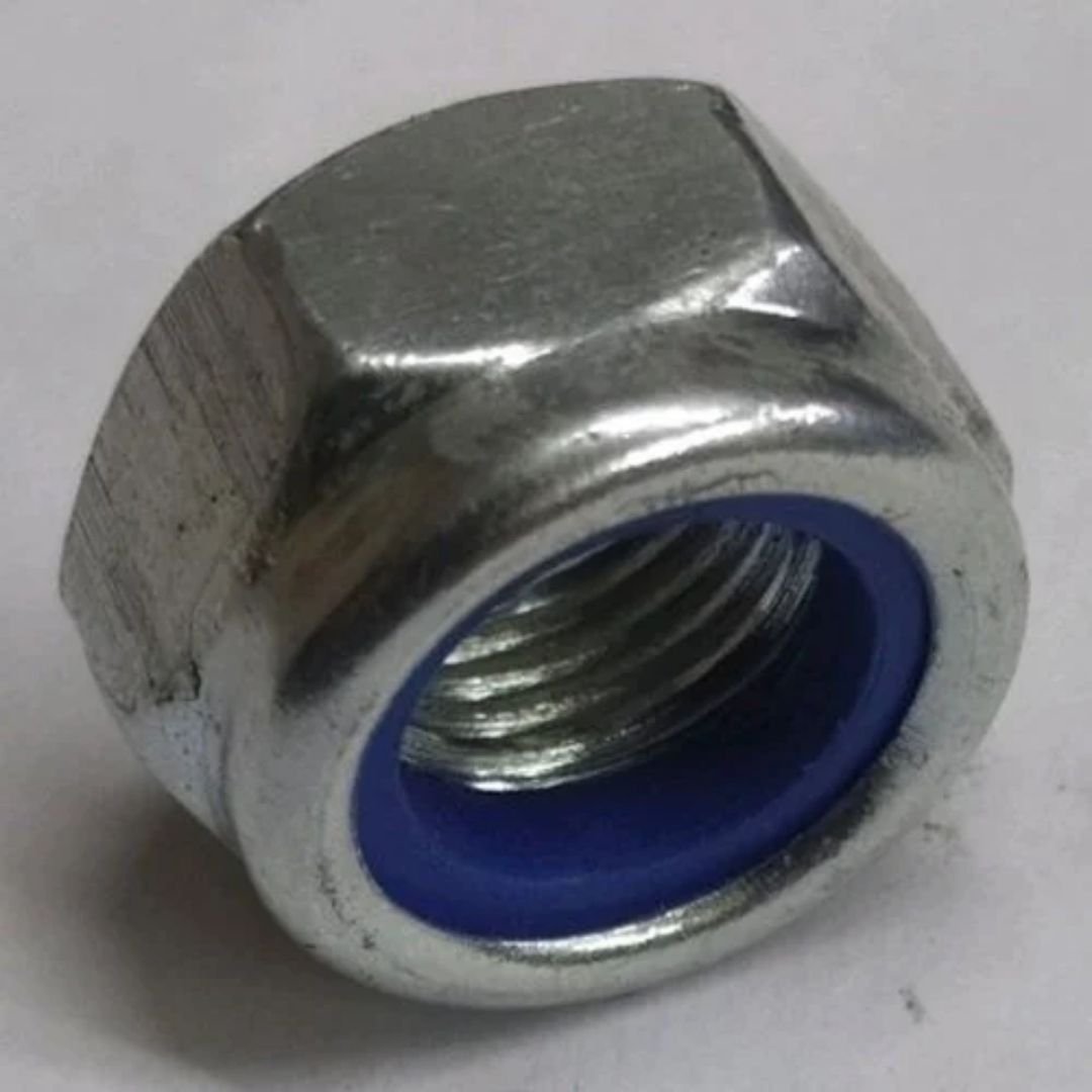 0 mm (d) Threaded Mild Steel Nyloc Nut - Image 3