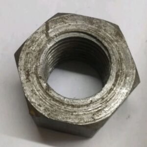 Hexagonal Mild Steel Polished Hex Nut, Size: 1 Inch (d)