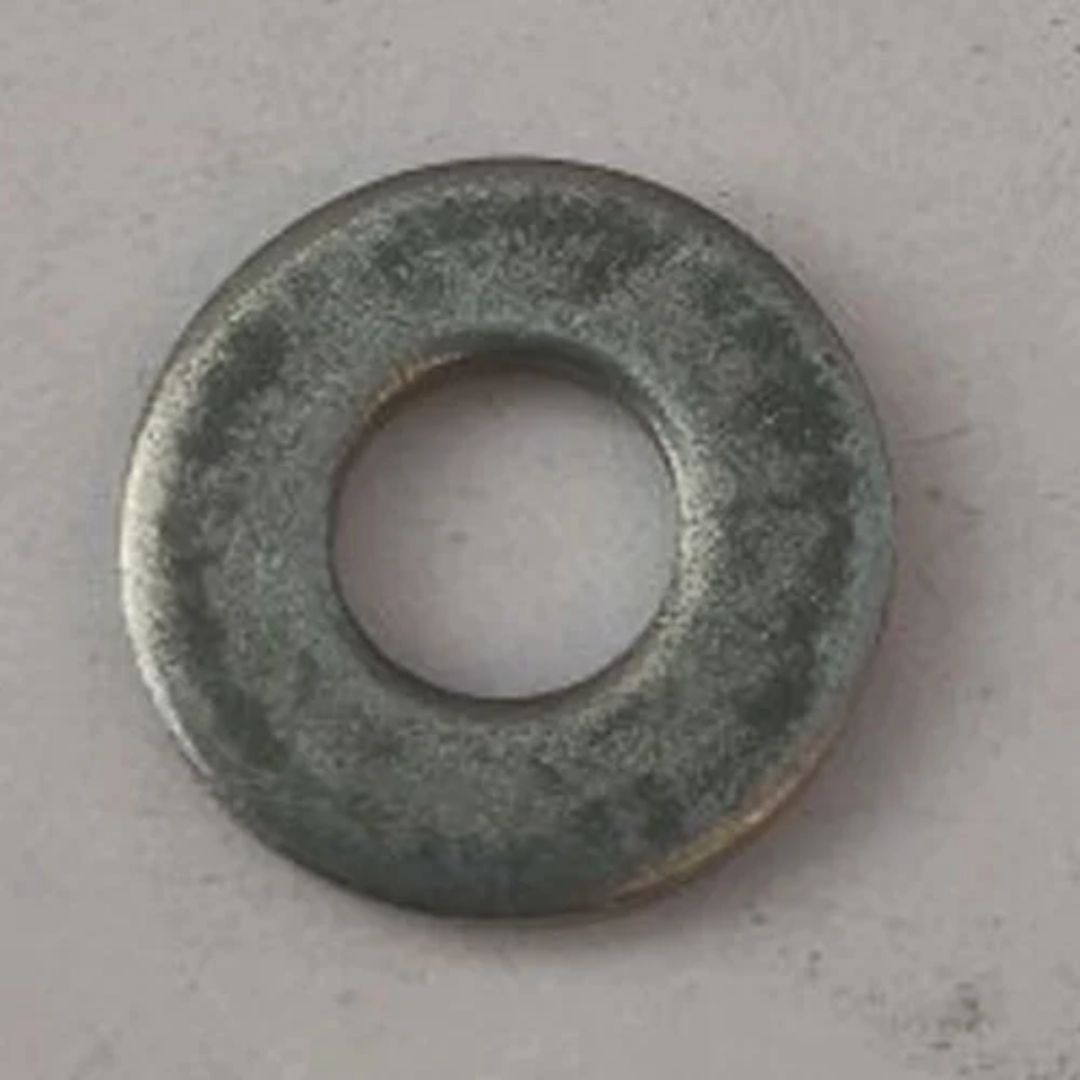 Zinc Plated Polished Mild Steel Washer, Round
